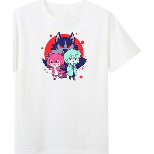 BNA New Animal Anime T shirt Men 2021 Cotton Summer Short Sleeve Male T-shirts Hot Sale Fashion Casual Streetwear Male Cool Tops