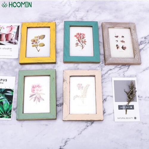 Creative Wooden Pictures Frame for Wedding Couple Family Wall Photo Frame Photo Fame Put Photos Display Home Decor