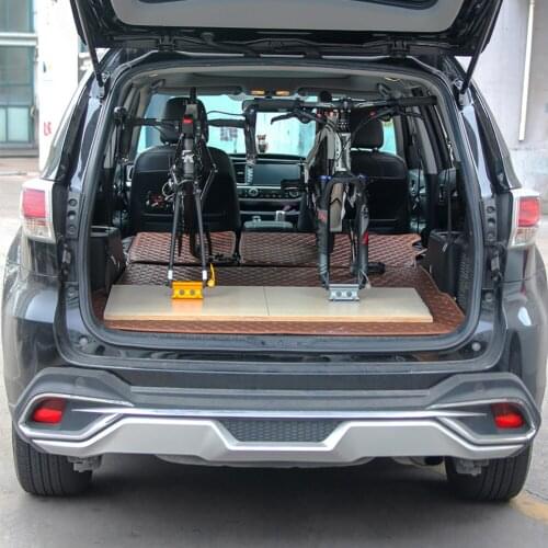 MTB Bike Bicycle Car Roof Rack Carrier Quick Release Alloy Fork Lock Mount Racks Stable Block Truck Mount