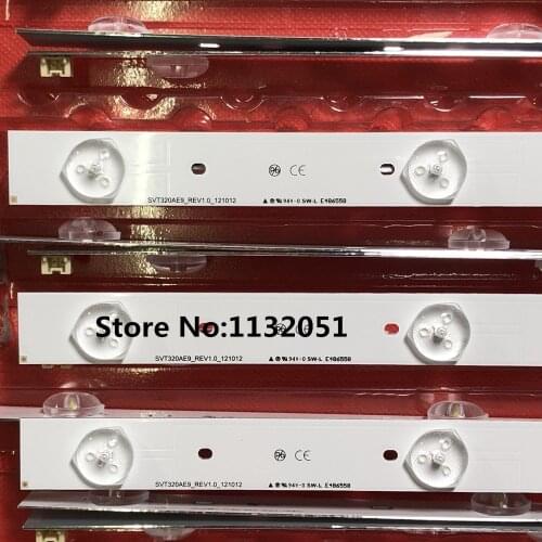Strip 8 lamp For T os hi b a 32"TV SVT320AE9 32P1300 32P1400 32P1400VT 32P1400VE 32P1400D 32P2400VT