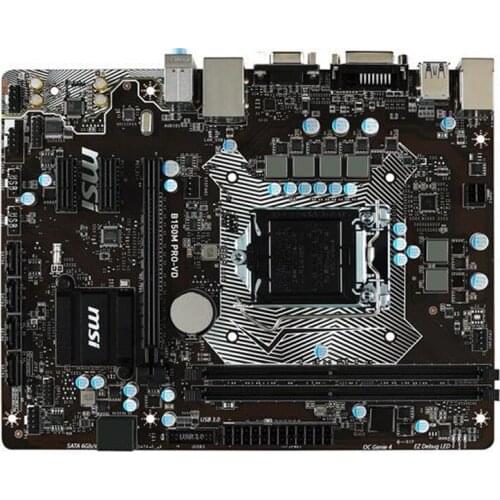 For MSI B150M PRO-VD Motherboard DDR4 LGA 1151 PCI-E 3.0 SATA III Core i7/i5/i3 14NM CPU B150 Desktop Motherboard 1151 32GB Used
