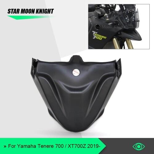 Motorcycle Parts Front Fender Beak Extension Wheel Cover Cowl Black For Yamaha Tenere 700 TENERE700 XT700Z XTZ 700 T7 T700 2019
