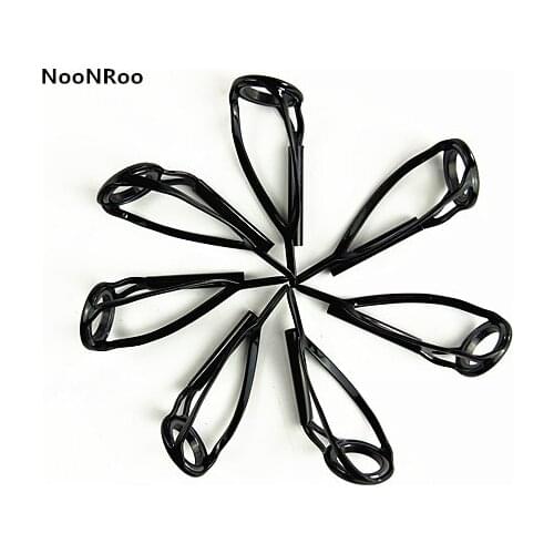 NooNRoo MN Tip Top #6 Fishing Rod Repare guides 10 pcs fishing rod guides