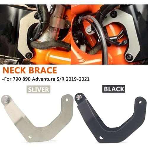 NEW Motorcycle Accessories Neck Brace 2019 2020 For 790 890 Adventure S/R 790ADV Headlight Reinforcement Bracket Set