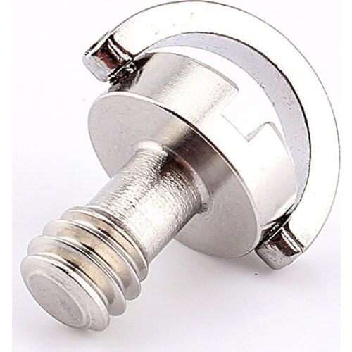 New High Quality Captive 1/4 Inch Folding D-Ring Adapter Screw Cam Tripod Monopod Quick Release Plate for Camera