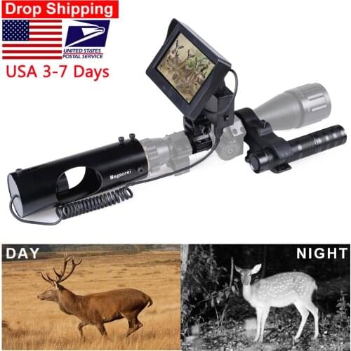 Hunting Night Vision Rifle Scope Infrared IR Optical Sight Scope Camera Video Photo Recording HD Digital Night Vision Kit