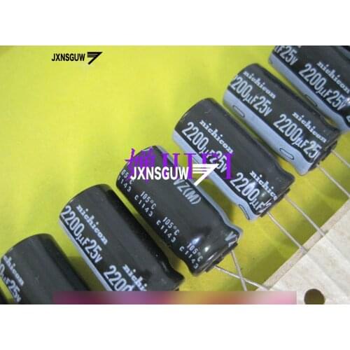 10PCS NICHICON VZ 25V2200UF 12.5X25MM 2200UF 25V Foot distance 5.0MM original audio electrolytic capacitor 2200uF/25V