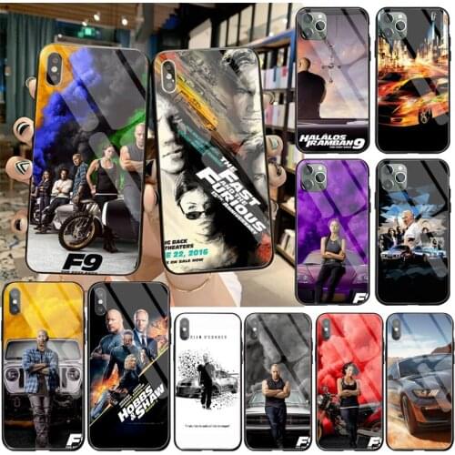 Hot Paul Walker Fast & Furious Coque Shell Phone Case Tempered Glass For iPhone 11 Pro XR XS MAX 8 X 7 6S 6 Plus SE 2020 case