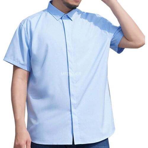 Summer Men Shirt 9XL Bust 160cm 5XL 6XL 7XL 8XL business Thin style Mens Plus size Shirts