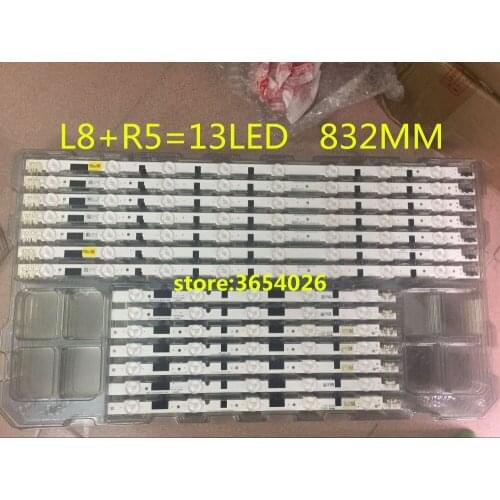 832mm LED Backlight Lamp strip 13leds For SamSung 40'' TV UA40F5500 UA40F6300 2013SVS40F HF400BGLV1H UE40F6330 CY-HF400CSLV1