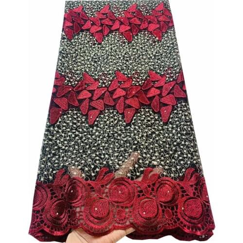 ROYALBLUE French Net Lace Fabric 2020 Latest African Fabric With Embroidery Mesh Tulle Lace Fabric High quality Nigerian YLL3392