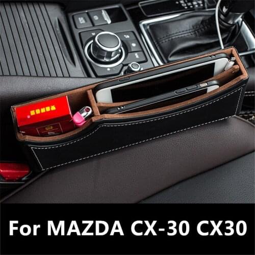 For MAZDA CX-30 CX30 Car storage box Car Gap Storage Box Seat Crack storage box Storage bag Bracket High quality Accessories