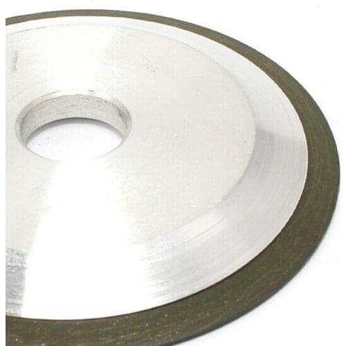 1PC 4'' Widen Diamond Grinding Wheel Hypotenuse Style For Carbide Metal Sharpener Harp High Hardness And Long Service Life