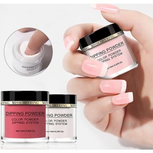 1pc Dipping Nail Powders Pure Color French Dip Nail Glitters Charm Nail Art Tips Decorations DIY Natural Dry Without Lamp Cure