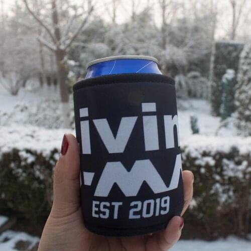 100pcs Printing Your Logo Stubbie Business Personalized Can Coolers Wedding Gifts Beer Insulators Favors for Guests Drink Sleeve