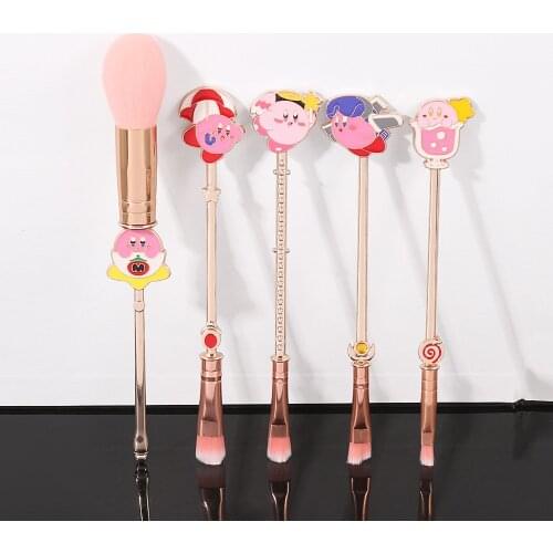 5 Pcs Anime Toy Makeup Brushes