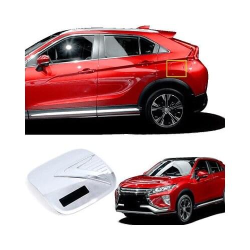 ABS Chrome Oil Fuel Tank Cap Cover Trim 1pcs For Mitsubishi Eclipse Cross 2018