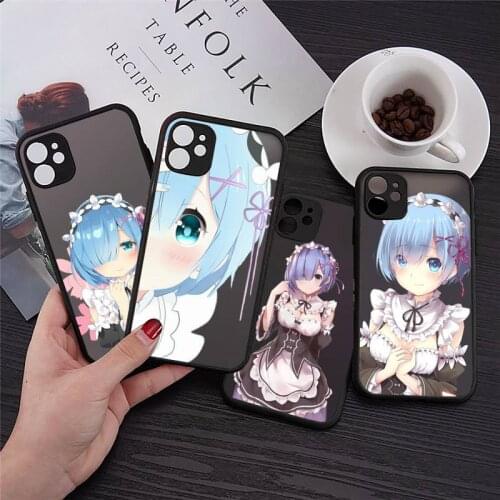 ReZero -Starting Life in Another World- Phone Case matte transparent For iphone 7 8 11 12 plus mini x xs xr pro max cover