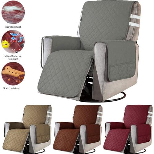 Recliner Chair Slipcover Mat Sofa Couch Cover Pet Dog Kids Chair Cover Mat Anti Slip Washable Removable Furniture Protector