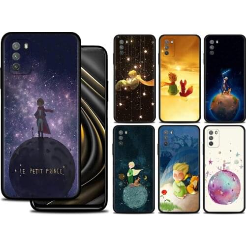 Case For Xiaomi Mi Poco X3 Pro F3 X3 GT M3 X3 NFC F1 M3 Pro 5G F3 GT Black Soft Silicon Cover Coque Prince Fox Shell Fundas