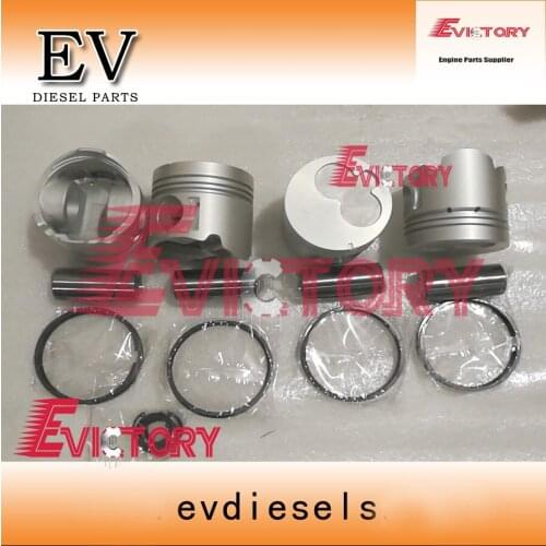 For Isuzu engine 4JG2 4JG1 piston+piston ring