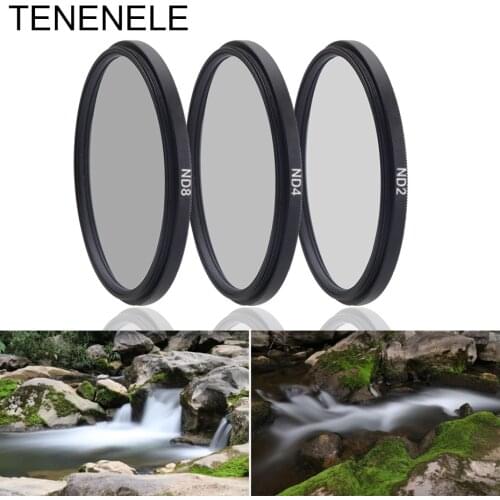 TENENELE Camera Filter Neutral Density Filter 37 40.5 43 46 49 52 55 58 62 67 72 77 82 mm For Canon Nikon Sony ND 2 4 8 Filters