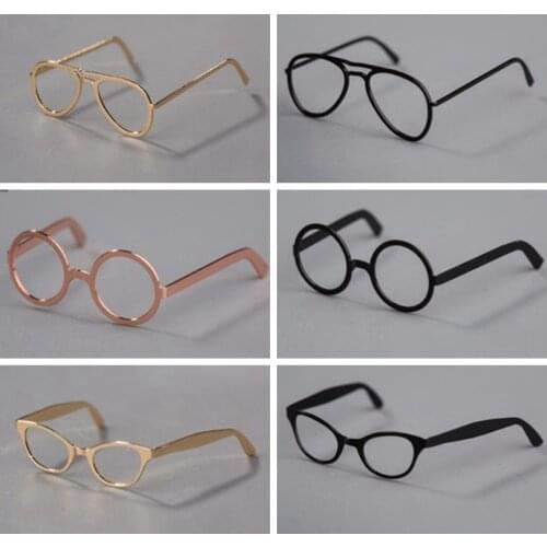 Best Sell 1/6th Trendy For Girls Female Sunglasses Model Can Fit For 12inch Doll Figures Accessories