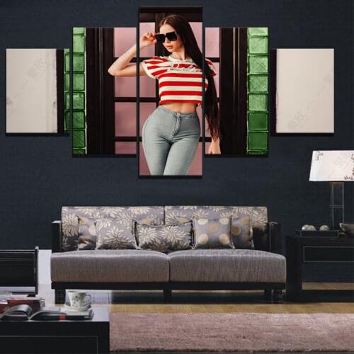 Home Decor Modular Canvas Picture Fashion Sexy Female Star Painting Bedroom Living Room Poster Home Canvas Painting