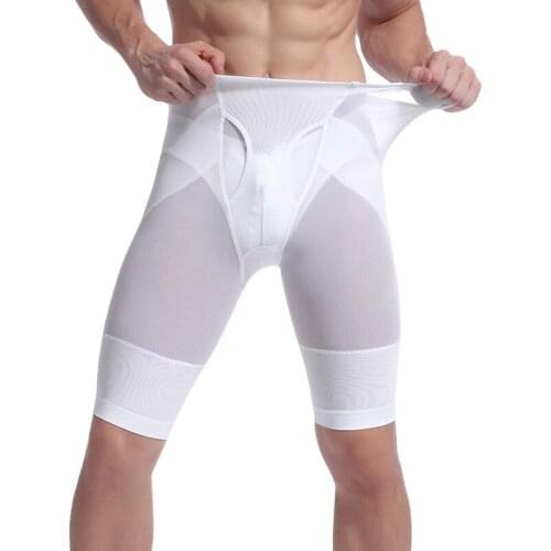 Hot Men High Waist Slimming Abdomen Girdle Control Panties Seamless Tummy Trimmer Shaper Lift Butt Lose Weight Underwear NY025