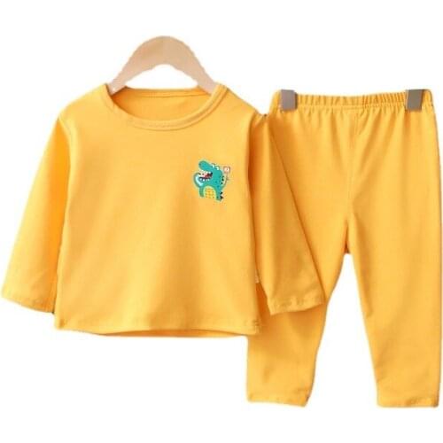 New Autumn Winter Baby Boys Girls Clothes Fashion Children Sleepwear T-Shirt Pants 2Pcs/Sets Toddler Casual Costume Kids Pajamas