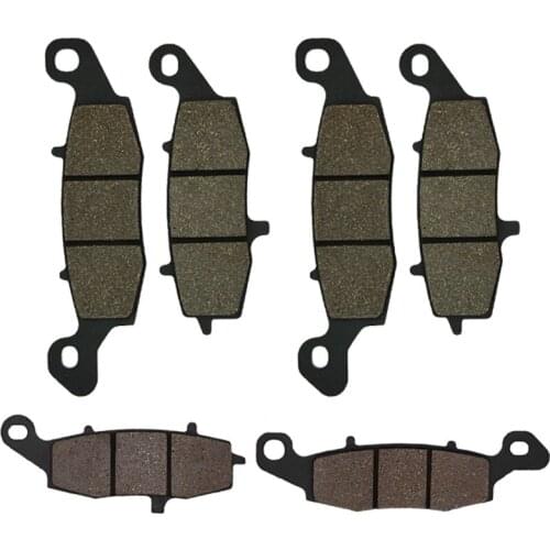 Motorcycle Front and Rear Brake Pads for KAWASAKI ZR750 ZR 750 ZR-7 ZR7 1999-2004 ZR7S ZR 7S 2001 2002 2003 2004 2005