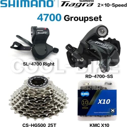 SHIMANO Tiagra 10 Speed 4700 Groupset Cassette Chain Rear Derailleur Shifter For ROAD Bike Bicycle