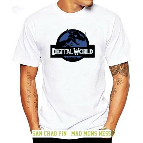 Camiseta Retro de estilo veraniego, camiseta Digital del mundo Digimon Park, ropa informal de alta calidad, gran oferta, 2019