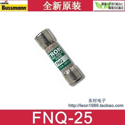 [SA]United States BUSSMANN fuse TRON delay fuses Time-Delay FNQ-25 500V--10PCS/LOT