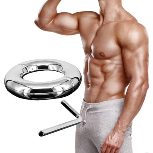 Screw Stainless Steel Penis Rings Metal Semen Lock Cock Cage Chastity Sex Delay Product Male Afrodisiac Device Men Adult Toy