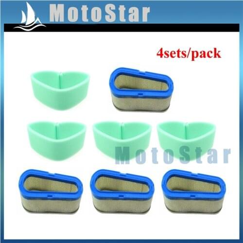 Air Filter For Briggs & Stratton 493910 691667 4166 5075 196700 257700 259700