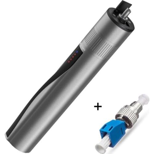 2020 5km Red Laser Pen 10Km Fiber Optic Test Pen 20Km Red Light Source 30Km Lithium Battery Rechargeable SC/FC/ST LC Connector