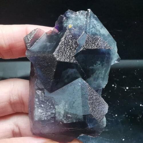 70.6gNatural purple fluorite mineral symbiosis specimen crystal healing energy home decoration QUARTZ GEM