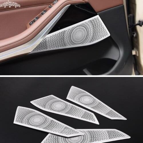 For BMW X5 G05 X7 G07 2019-20 Accessories Car A Column Loudspeaker Decoration Door Horn Cover Speaker Net Protection Styling
