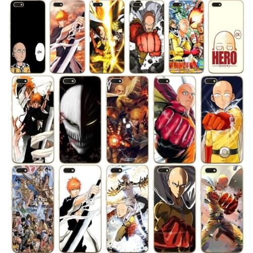05D Anime Bleach One Punch Man design Soft Silicone Cover Case for Huawei honor 9 10 Lite 7A 5.45 7a pro 7c 5.7 inch 7x 8x case