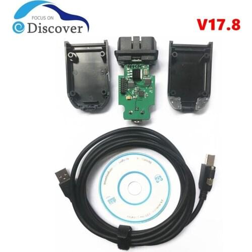 Green PCB V17.8 178 Diagnostic Cable 1st ATMEGA162 +MCP2515+FT232RL & 2st ATMEGA162+FT232RQ+F16V8BQL