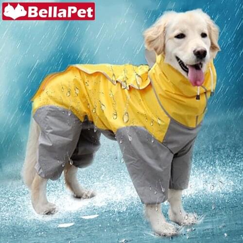 Raincoat Dog Clothes for Medium Small Dogs Clothes Waterproof Cute Raincoat Clothes for Dog Accessories French Bulldog Chihuahua