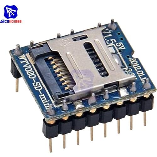 Diymore WTV020SD-20SS Mini SD Card U-Disk Audio Player MP3 Sound Module for Arduino PIC 2560 UNO R3