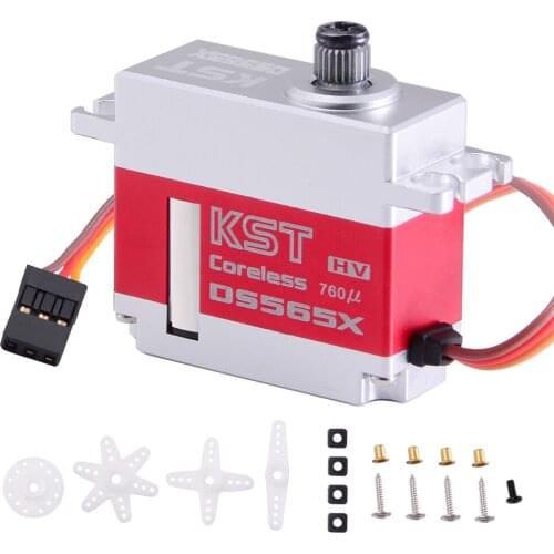 KST DS565X 8.4V 6kg 0.04sec HV Digital Metal Gear Servo Motor For UAV Helicopter Airplane RC Models