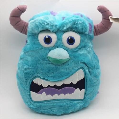 Monsters Inc Plush Toy Pillow 36cm Sulley Sullivan Soft Cushion Doll For Boy Birthday gift