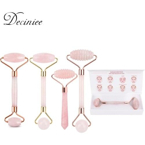 Natural Facial Roller Face Roller Skin Care Tool for Facial Massage Quality Stone Roller for Skin Body Face Neck With Gift Box
