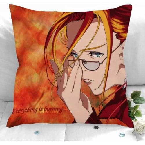 New Custom Witch Hunter Robin Pillowcases Printed Square Pillowcase Home Decorative Zipper Pillow Cover 35X35cm40X40cm(One Side)