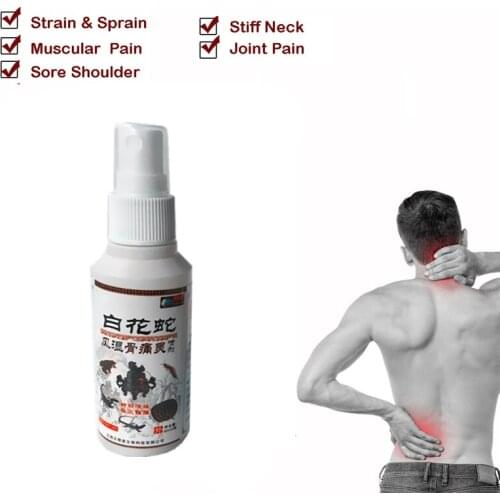 New Radical Cure Joint Pain Backache Essential Oil Sprays Ease Pain Cool Feeling 80ml/Pcs Neck Headache Treatment Musk Spray