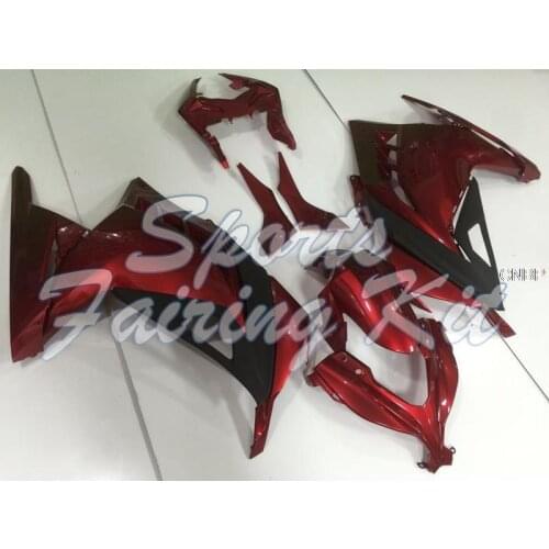 Motorcycle Fairing for EX 300 Ninja 2013 - 2017 Orange Red Black Abs Fairing Zx300r 13 14 Bodywork EX300 2014