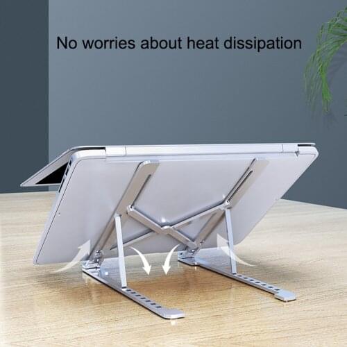 Laptop Stand for MacBook Pro Notebook Holder Foldable Aluminium Alloy Tablet Stand Bracket Portable Laptop Holder for Notebook
